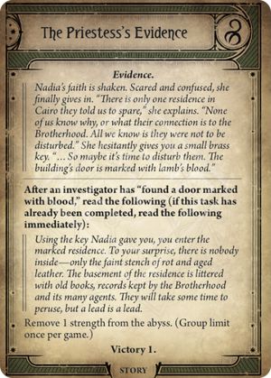 The Priestessâ€™s Evidence