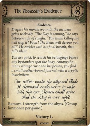 The Assassinâ€™s Evidence