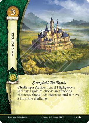 Highgarden Core Set A Game Of Thrones 2nd Edition A Game Of Thrones 2nd Edition Cards Card Game Db