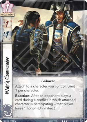 Watch Commander - Core Set - Legend of the Five Rings LCG - Legend